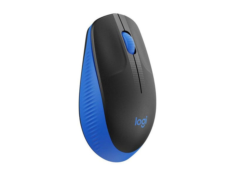 Mouse Logitech M190 Inalámbrico con Receptor USB (Azul)