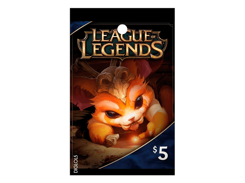 Tarjeta Digital League of Legends/Riot Access $5