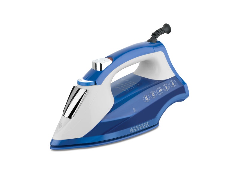 Black + Decker, IR1866, Plancha de ropa, Color azul.