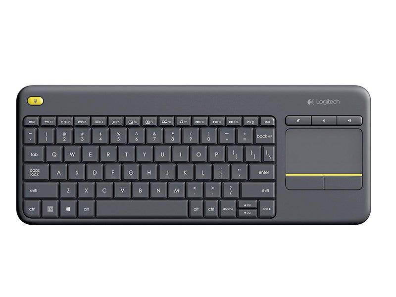 Teclado Inalambrico Logitech con Adaptador USB para conexión a Smart TV's