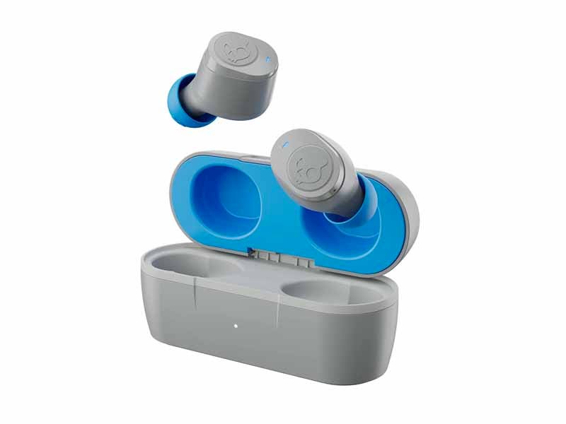 Audífonos Skullcandy JIB True 2 Wireless In-Ear con Resistencia al Agua y Micrófono(Gris Claro/Azul)