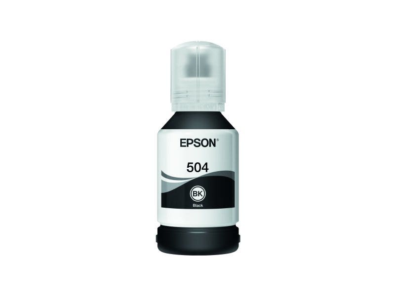 Botella de Tinta Epson T504 120 Color Negro para Impresoras L4160 y L4260