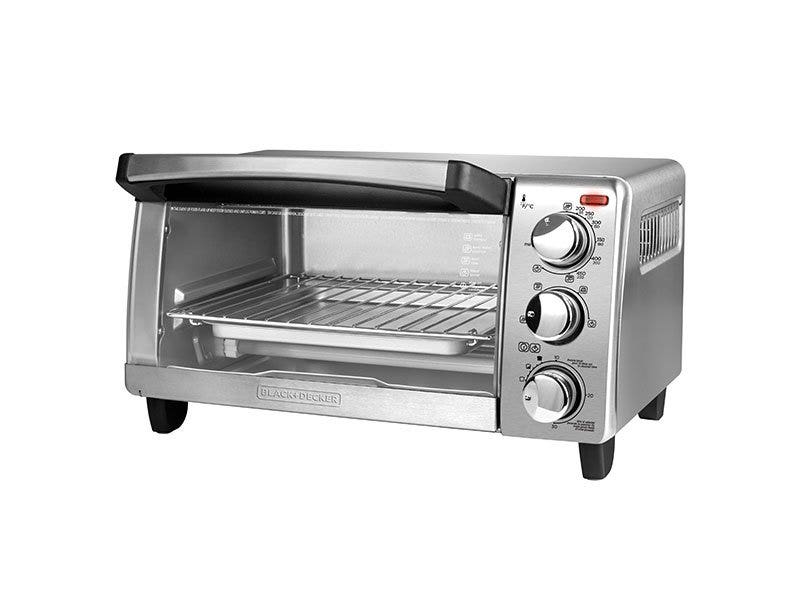 Black+Decker, TO1760SSLA, Horno tostador, de 9 o 4 rebanadas