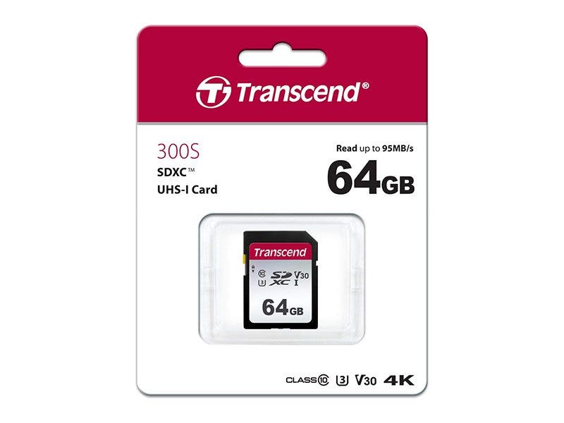 Memoria SD de 64GB, Clase 10 U1