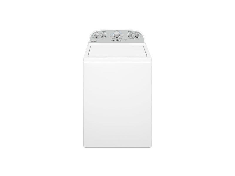 Lavadora de ropa de 46 libras de capacidad, color blanco, Whirlpool WTW4950HW.